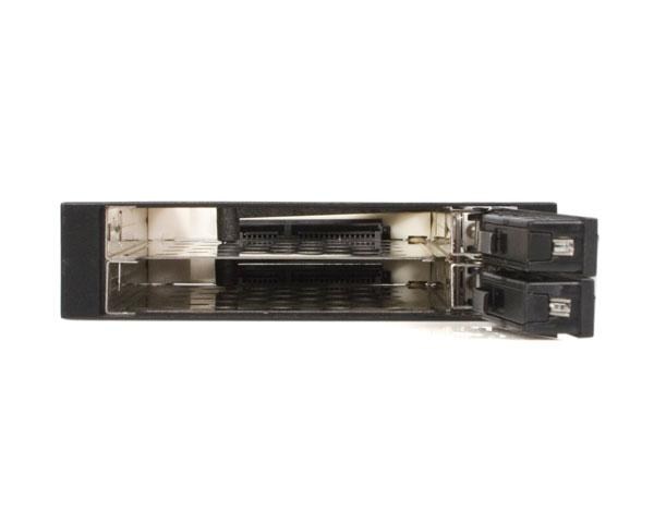 StarTech.com 2 Drive 2.5 inch Trayless Hot Swap SATA Mobile Rack Backplane Storage bay Adaptor (Black)