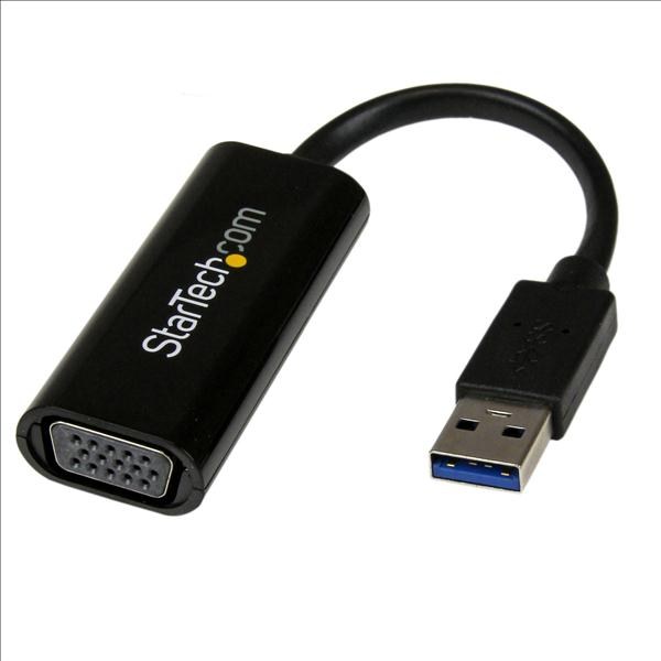 SterTech.com Slim USB 3.0 to VGA External Video Card Multi Monitor Adaptor 1920x1200 / 1080p