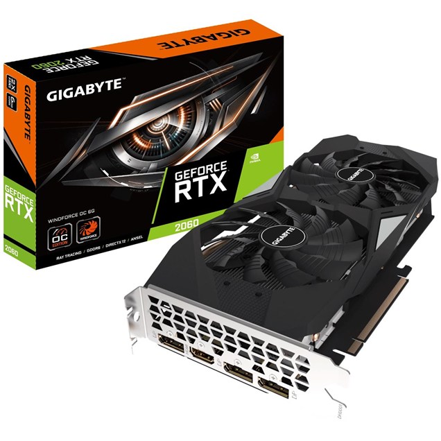 Gigabyte GeForce RTX 2060 OC 6GB Graphics Card