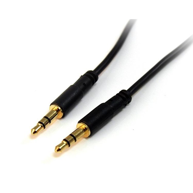 StarTech.com (10 feet) 3.5mm Stereo Audio Cable Male/Male (Black)