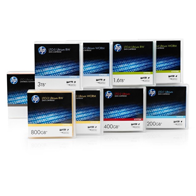 HPE (6/15TB) 2.5:1 Compression 960m 750MB/s LTO-7 RW Ultrium Data Tape Cartridge (Slate Blue) 