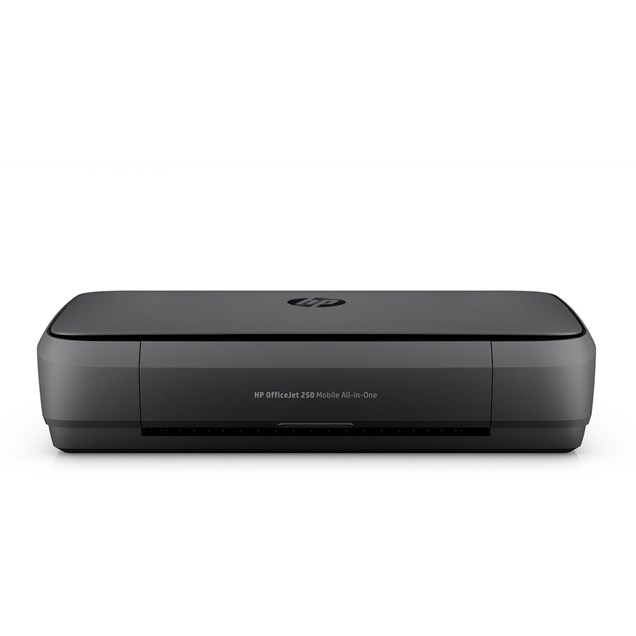 HP OfficeJet 250 (A4) Colour Mobile All-in-One Printer (Print/Copy/Scan) 256MB 2.65 inch Colour LCD 10ppm (Mono) ISO 9ppm (Colour) ISO 500 (MDC)