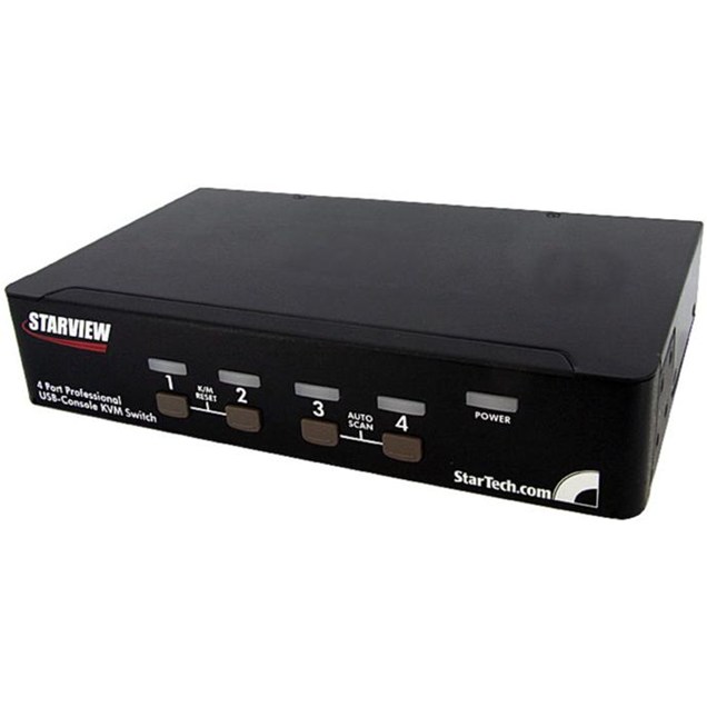 StarTech.com 4-Port USB DisplayPort KVM Switch with Audio
