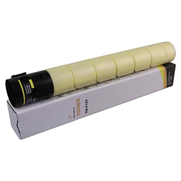 Konica Minolta TN512Y (Yield: 26,000 Pages) Yellow Toner Cartridge