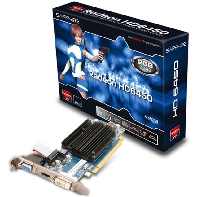 Sapphire Radeon HD 6450 2GB Graphics Card