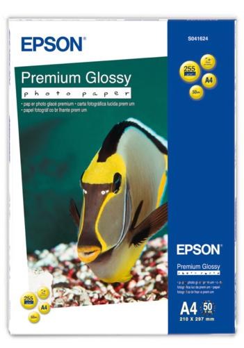 Epson (A4) Premium Glossy Photo Paper (50 Sheets) 255gsm (White)
