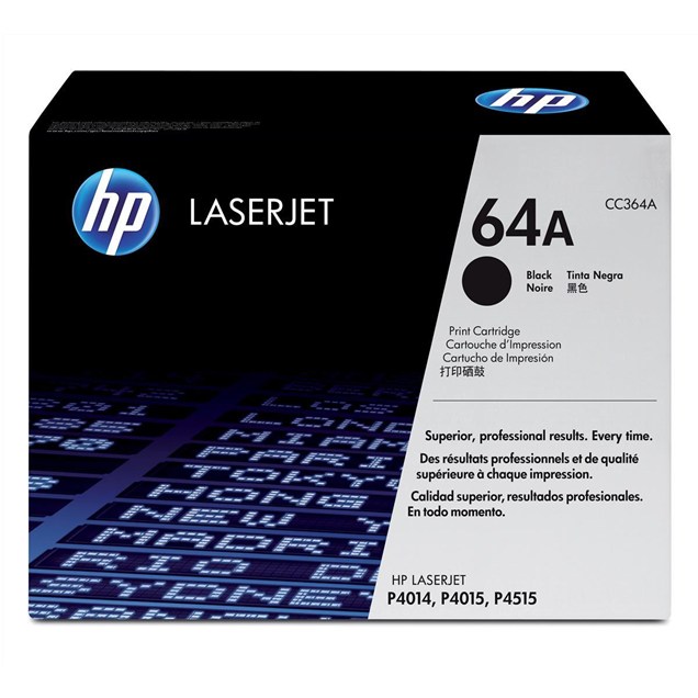 HP 64A Black Laser Toner Cartridge CC364A