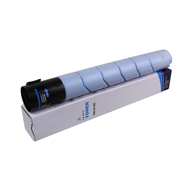 Konica Minolta TN512C (Yield: 26,000 Pages) Cyan Toner Cartridge
