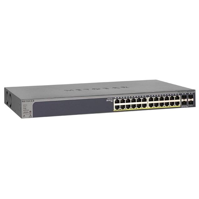 Netgear ProSAFE 28-Port Gigabit PoE Rackmount Switch 