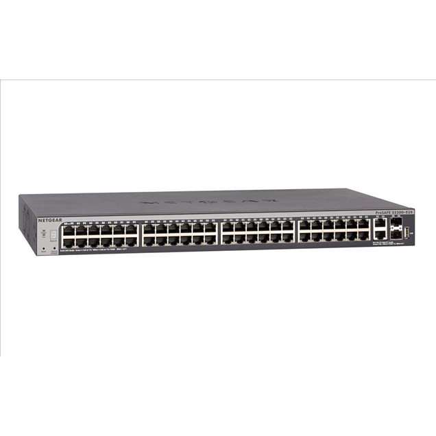 Netgear S3300 Gigabit Stackable Smart Switch (48 GE ports, 4 10G ports)