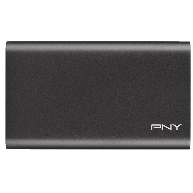 PNY Elite 240GB Mobile External Solid State Drive in Black - USB3.0