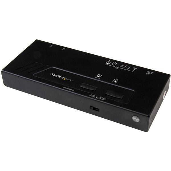 StarTech.com 2x2 HDMI Matrix Switch with 4K Fast Switching And Autosensing 
