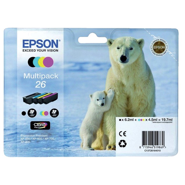 Epson Polar Bear 26 MultiPack