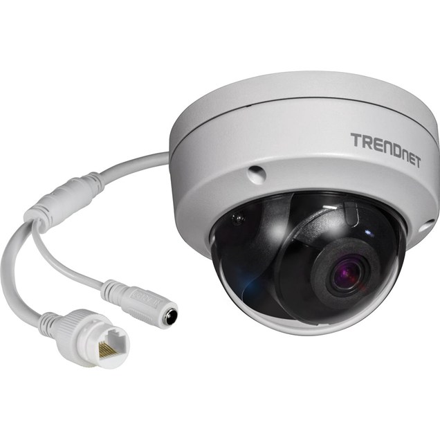 TRENDnet (8MP) IR Dome Network Camera 4K H.265 WDR PoE Day/Night Indoor/Outdoor (Silver) V1.0R