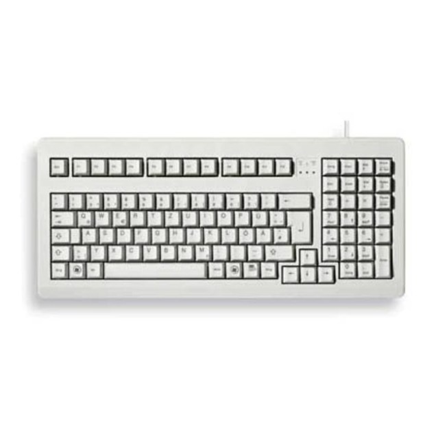 CHERRY Compact G80-1800 USB/PS2 19" PC Keyboard - Light Grey