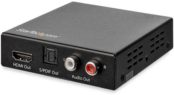 StarTech.com 4K HDMI Audio Extractor with 4K 60Hz Support (Black)