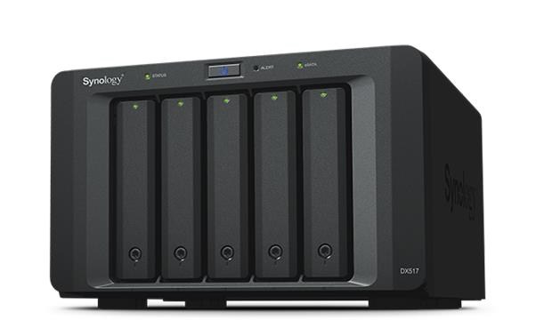 Synology DX517 5-Bay Desktop NAS Enclosure Expansion