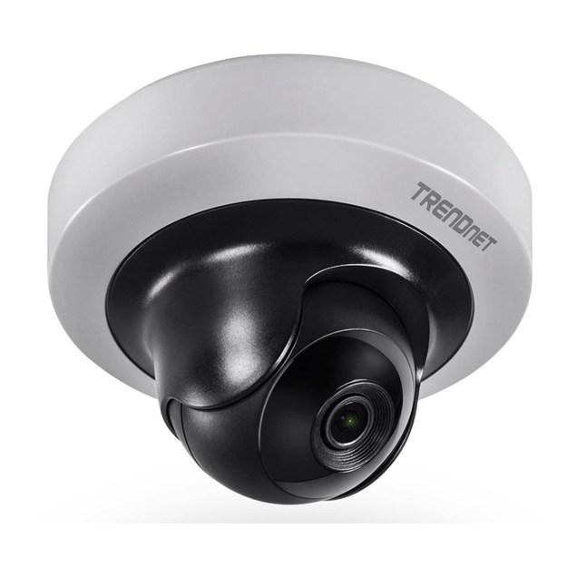 TRENDnet (2MP) IR Mini Network Camera 1080p WDR Pan/Tilt PoE Indoor Day/Night (Silver) V1.0R
