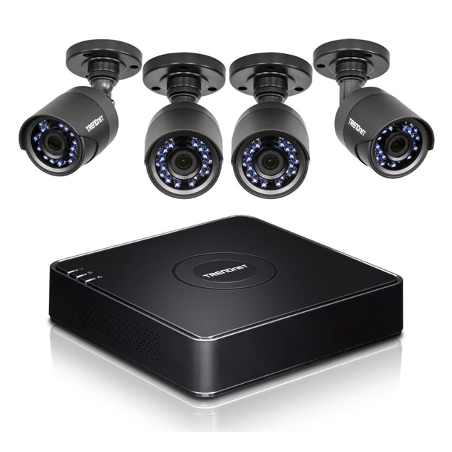 TRENDnet 4-Channel HD CCTV DVR Surveillance Kit (Black) Version v1.0R