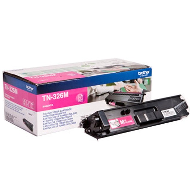 Brother TN-326M (Yield: 3,500 Pages) Magenta Toner Cartridge