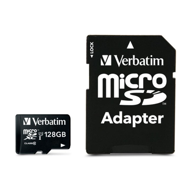 128GB Verbatim Premium UHS-1 (U1) microSD Card 