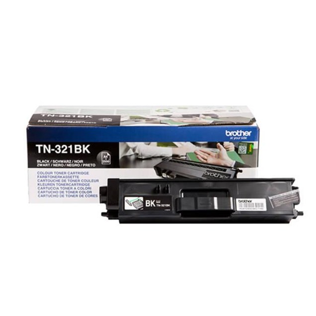 Brother TN-321BK (Yield: 2,500 Pages) Black Toner Cartridge