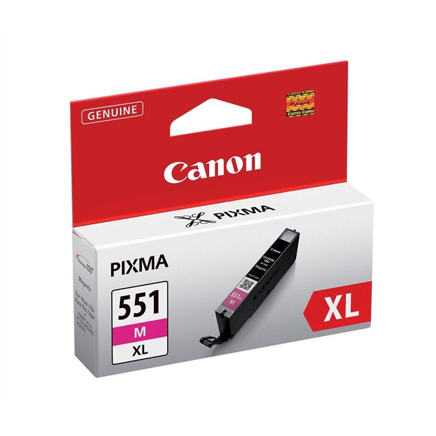 Canon CLI-551MXL (Yield: 660 Pages) High Yield Magenta Ink Cartridge