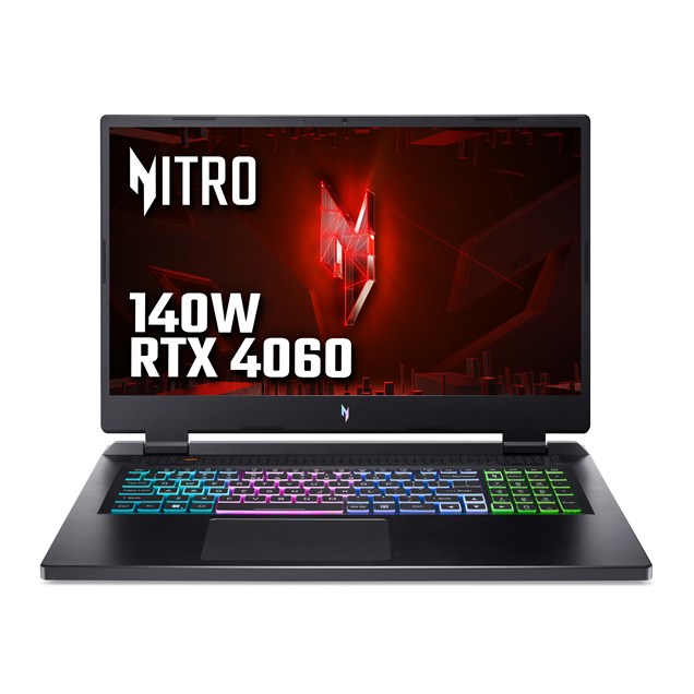 Acer Nitro 17 17.3" Gaming Laptop - Ryzen 7, 16GB RAM, 1TB SSD, GeForce RTX 4060