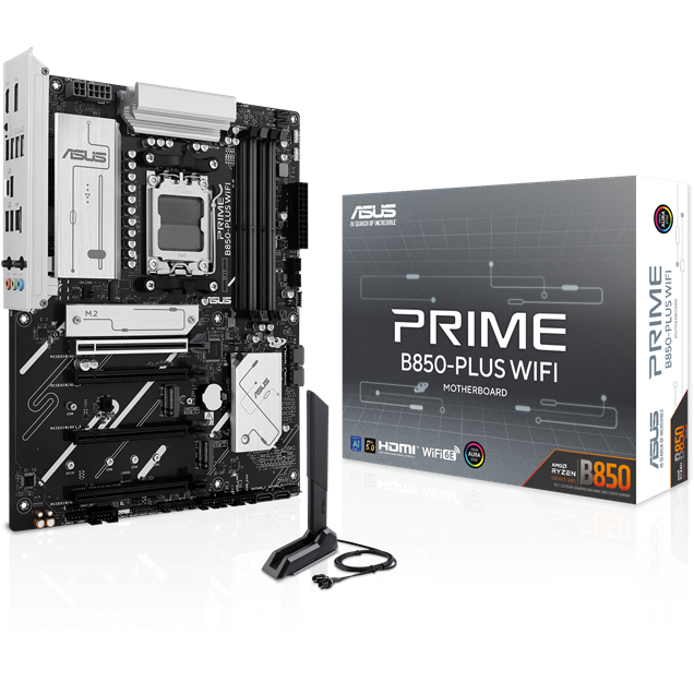 ASUS Prime B850-Plus WiFi ATX Motherboard for AMD AM5 CPUs