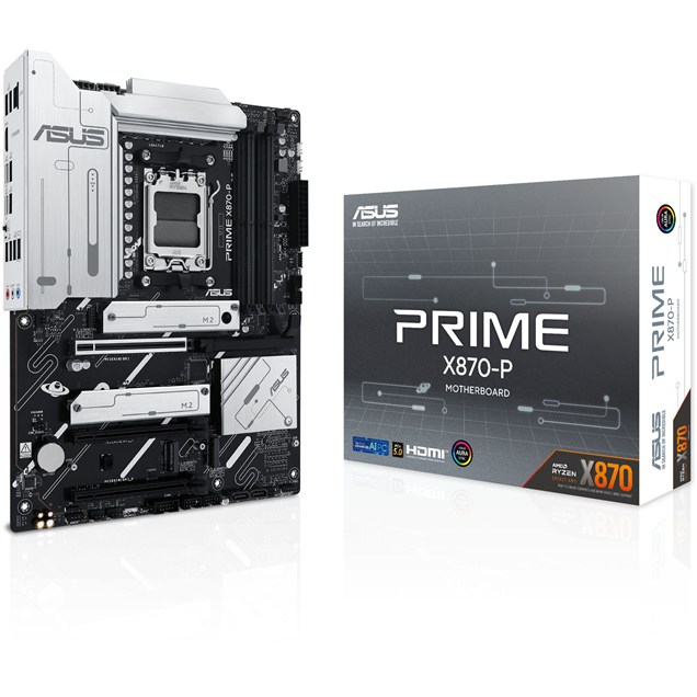 ASUS Prime X870-P ATX Motherboard for AMD AM5 CPUs