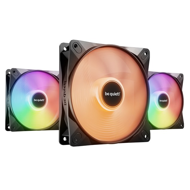 be quiet! Light Wings LX 120mm PWM ARGB Triple Fan Pack in Black