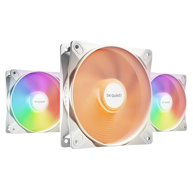be quiet! Light Wings LX 120mm PWM ARGB Triple Fan Pack in White