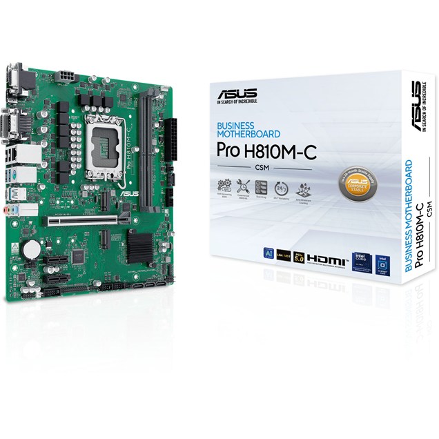 ASUS Pro H810M-C-CSM mATX Motherboard for Intel LGA1851 CPUs