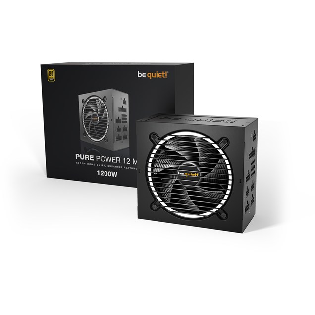 1200W Be Quiet! Pure Power 12 M Modular 80 Plus Gold PSU