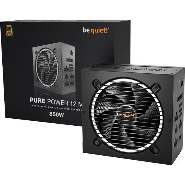 850W Be Quiet! Pure Power 12 M Modular 80 Plus Gold PSU