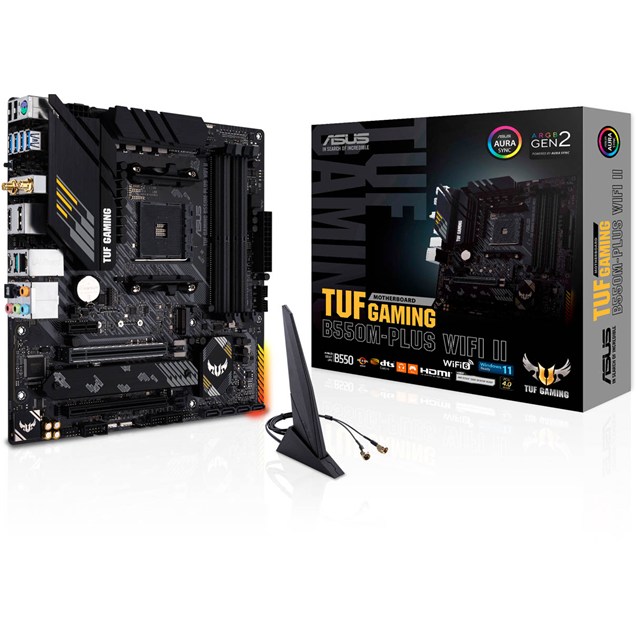 ASUS TUF Gaming B550M-Plus WIFI II mATX Motherboard for AMD AM4 CPUs