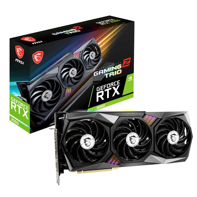 MSI GeForce RTX 3060 GAMING Z TRIO OC 12GB Graphics Card