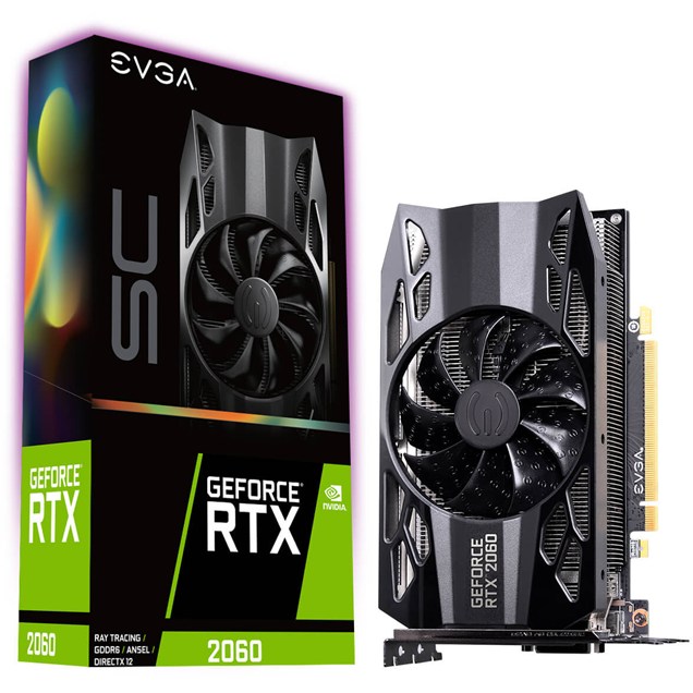 EVGA GeForce RTX 2060 Superclocked Edition OC 6GB Graphics Card