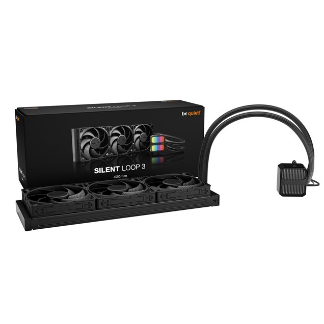be quiet! Silent Loop 3 420mm AiO Liquid CPU Cooler in Black