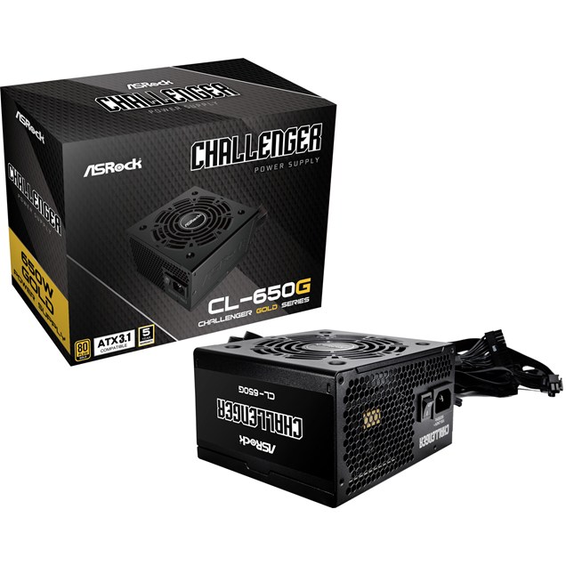 650W ASRock Challenger 650G 80 Plus Gold PSU