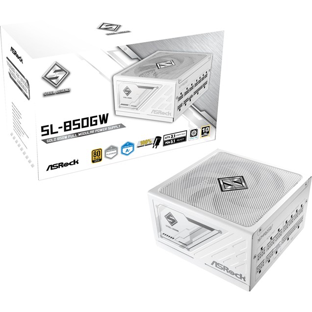 850W ASRock Steel Legend 850GW Modular 80 Plus Gold PSU