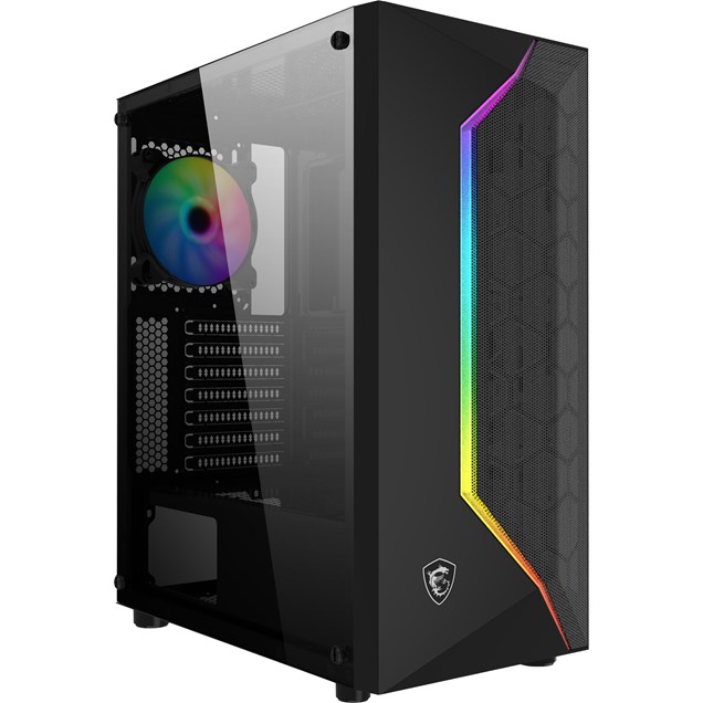 MSI MAG VAMPIRIC 100R Mid Tower Gaming Case - Black 