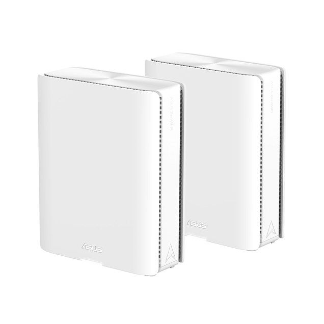 ASUS ZenWiFi BQ16 BE25000 Quad Band Wi-Fi 7 Mesh Router, Double Pack
