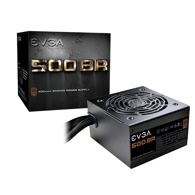 EVGA 500 BR 500W Power Supply 80 Plus Bronze