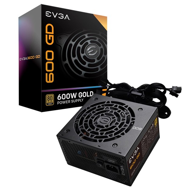 EVGA 600 GD 600W Power Supply 80 Plus Gold