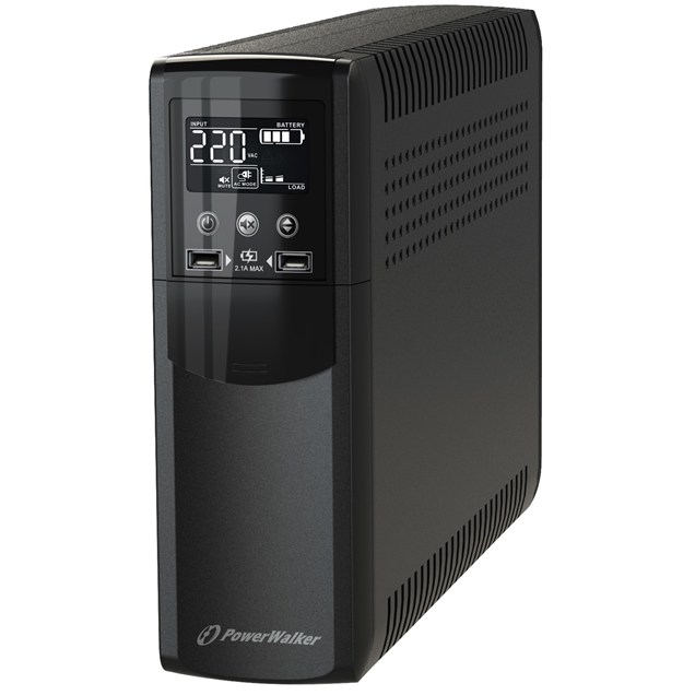 PowerWalker VI CSW 800VA, 480W Uninterruptible Power Supply (IEC UK)