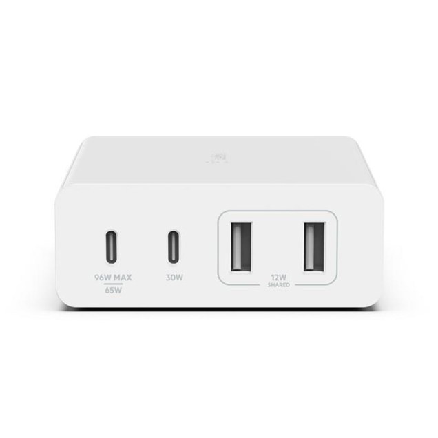 Belkin BoostCharge Pro 108W 4-Port USB Desktop Charger - White
