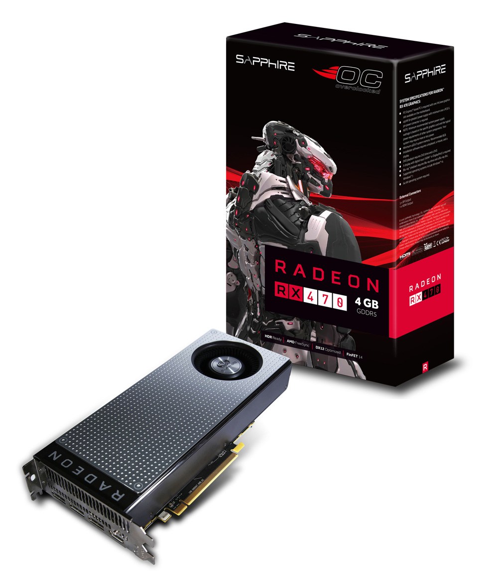 Sapphire Radeon RX 470 4GB Graphics Card - CCL Computers
