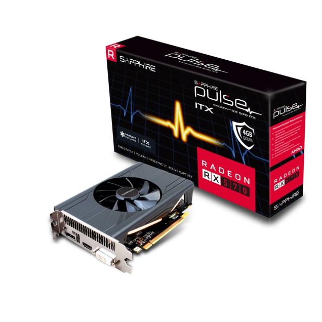 Sapphire Radeon RX 570 Pulse ITX 4GB Graphics Card