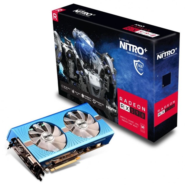 Sapphire Radeon RX 590 NITRO+ 8GB Graphics Card